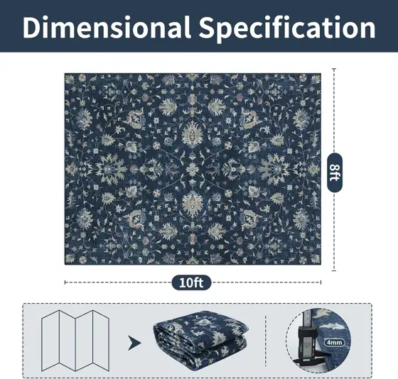 8x10 Boho Washable Area Rugs… — Photo 2