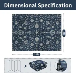 8x10 Boho Washable Area Rugs… — Photo 2