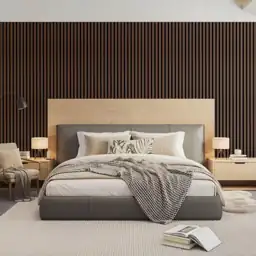 Mlfortlife Walnut Brown Wood Slat… — Photo 2