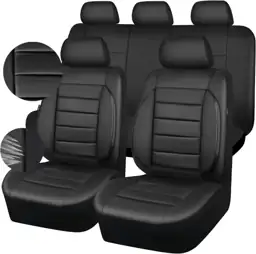 CAR PASS Leather Seat Covers… — Photo 1