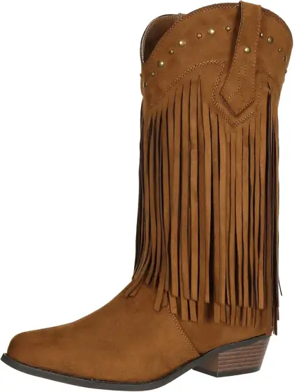SheSole Women's Wide Calf Fringe… — Photo 1
