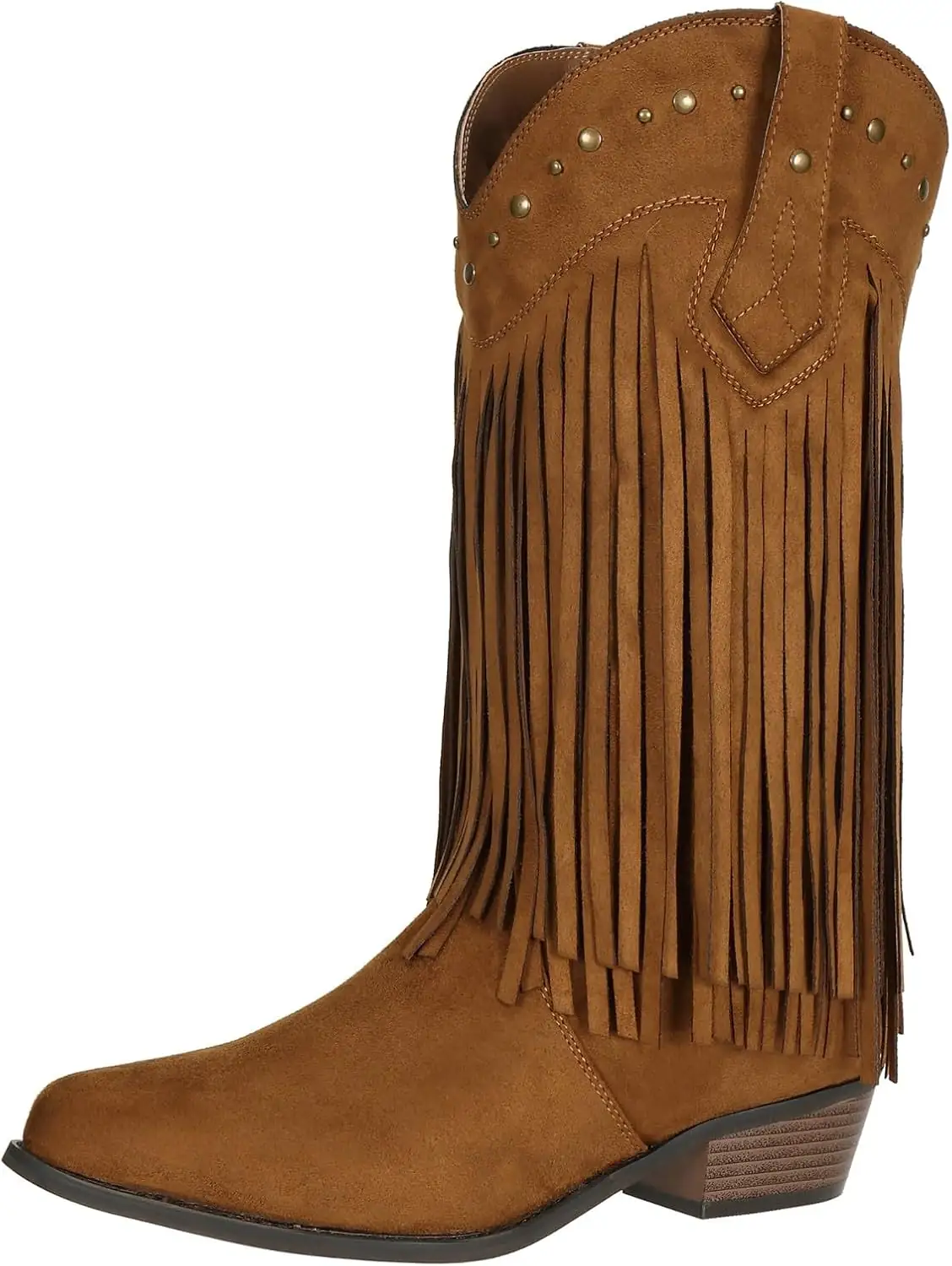 SheSole Women's Wide Calf Fringe… — Photo 1
