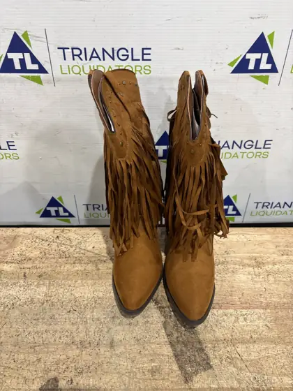 SheSole Women's Wide Calf Fringe… — Photo 3