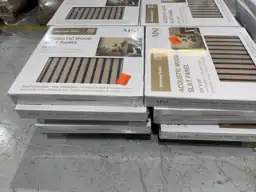 *16 boxes Brown Wood Slat… — Photo 4