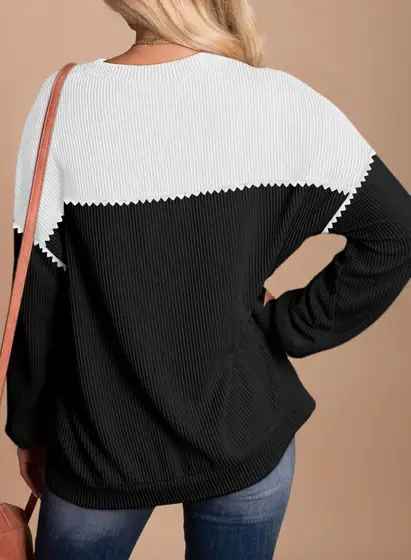 Dokotoo Color Block Long Sleeve… — Photo 2