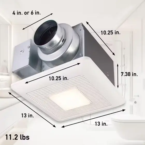 Panasonic WhisperCeiling DC Fan with… — Photo 2