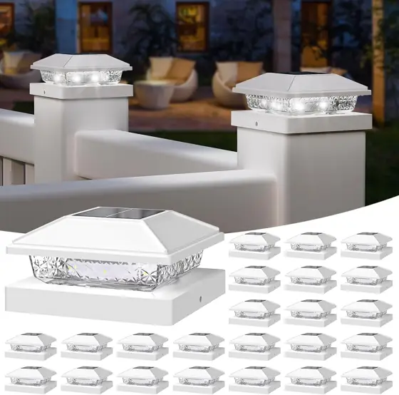 NIORSUN Solar Post Cap Lights,4x4… — Photo 1