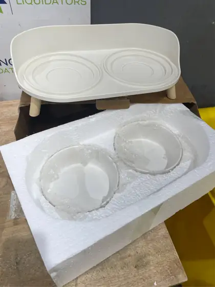 Elevated Ceramic Dog Bowl Set… — Photo 3