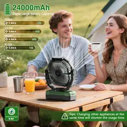 FRIZCOL 3-in-1 Camping Fan, Portable… — Photo 2