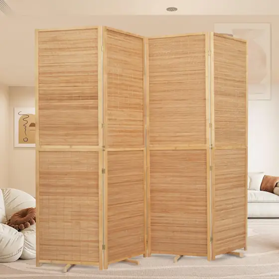 Room Divider Folding Privacy Screens,Hand-Made… — Photo 1