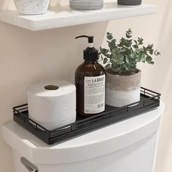 Oak Toilet Tank Tray, 13"… — Photo 1