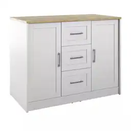 Brilliant White Wood 45.5 in.… — Photo 1