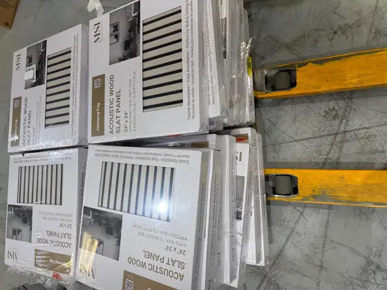 x27 BOXES Gray Wood Slat… — Photo 3