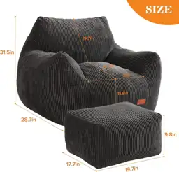Big Bean Bag Chair for… — Photo 2