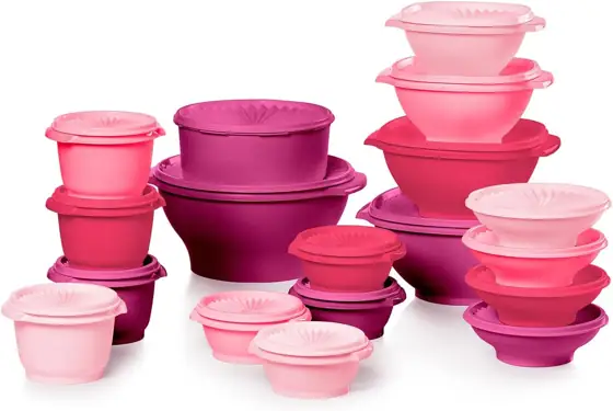 Tupperware Heritage 36-Piece Vintage Pink… — Photo 1