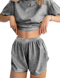 JUSTFASHIONNOW Pajama Shorts Set for… — Photo 1