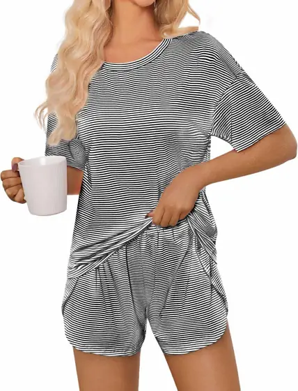 JUSTFASHIONNOW Pajama Shorts Set for… — Photo 2