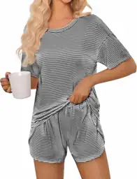 JUSTFASHIONNOW Pajama Shorts Set for… — Photo 2