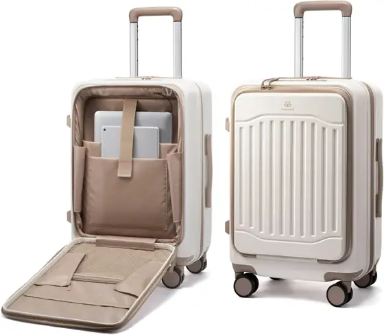 LOVEVOOK Carry-On Luggage 22x14x9, Airline… — Photo 1