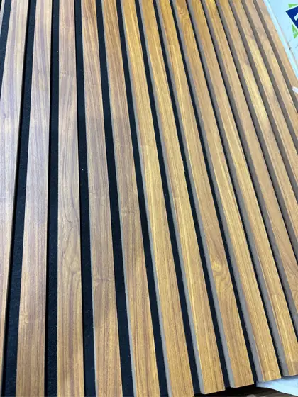 Dark Oak Slat MDF Acoustic… — Photo 3