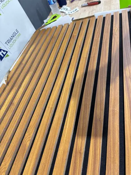 Dark Oak Slat MDF Acoustic… — Photo 4