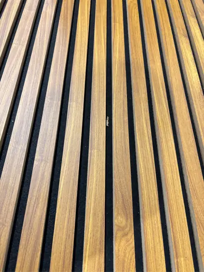 Dark Oak Slat MDF Acoustic… — Photo 3