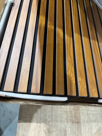 Dark Oak Slat MDF Acoustic… — Photo 3