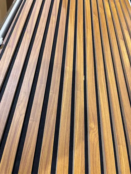 Dark Oak Slat MDF Acoustic… — Photo 4