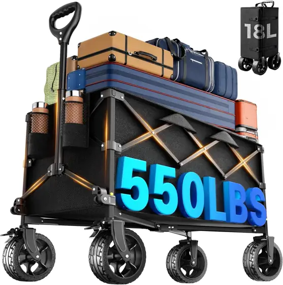 40" Extra Large Collapsible Wagon… — Photo 1