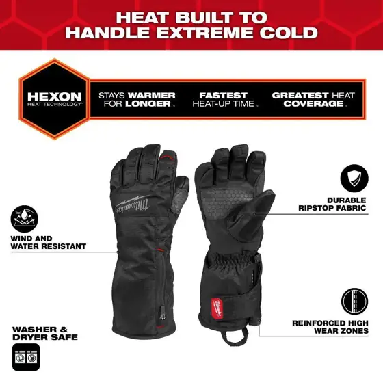 Men's X-Large Winter Heated Gloves — Photo 2