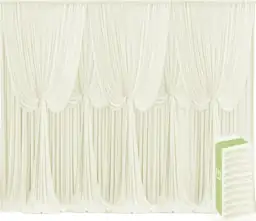 10 Panels Ivory Backdrop Curtains… — Photo 1
