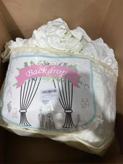 10 Panels Ivory Backdrop Curtains… — Photo 4