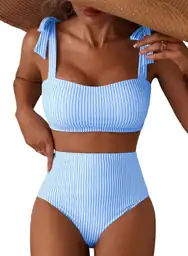 Herseas Women's Tie Shoulder Bikini… — Photo 1