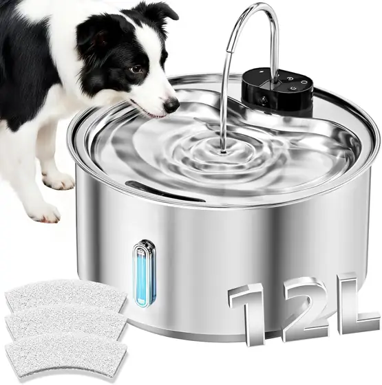 Cordless Dog Water Fountain, 12L/3.2… — Photo 1