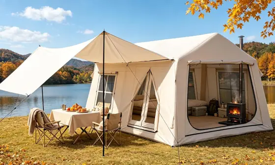 WildFinder Inflatable Tent with Awning,… — Photo 1