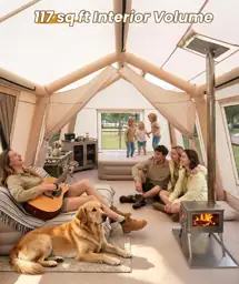 WildFinder Inflatable Tent with Awning,… — Photo 2