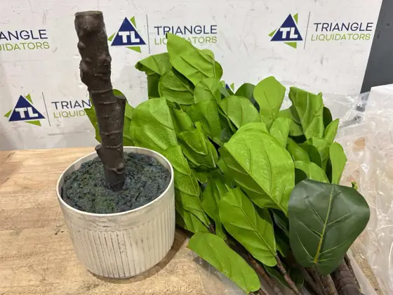 7.6-Feet Fiddle Leaf Fig Artificial… — Photo 3