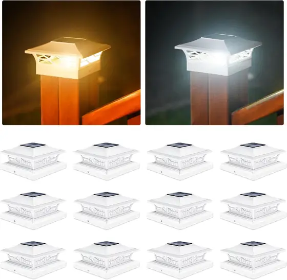 VOLISUN 12Pack Solar Post Cap… — Photo 1
