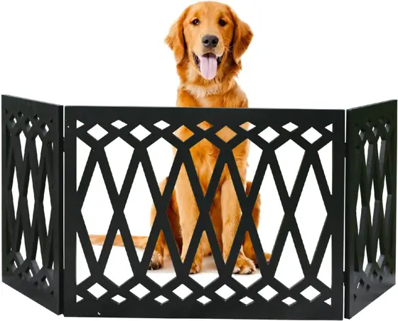 Etna 3-Panel Diamond Wood Pet… — Photo 1