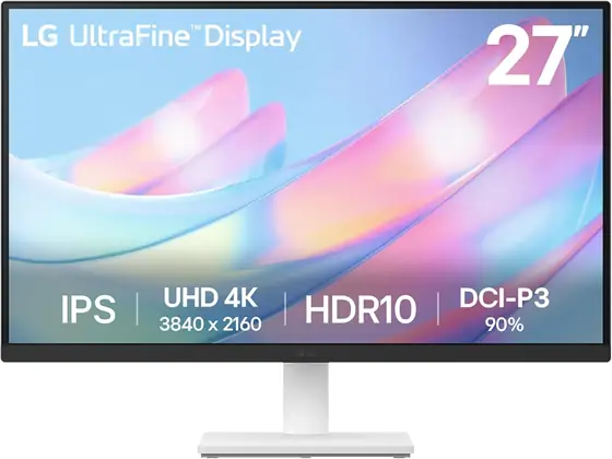 LG 27US500-W Ultrafine 27-Inch 4K… — Photo 1