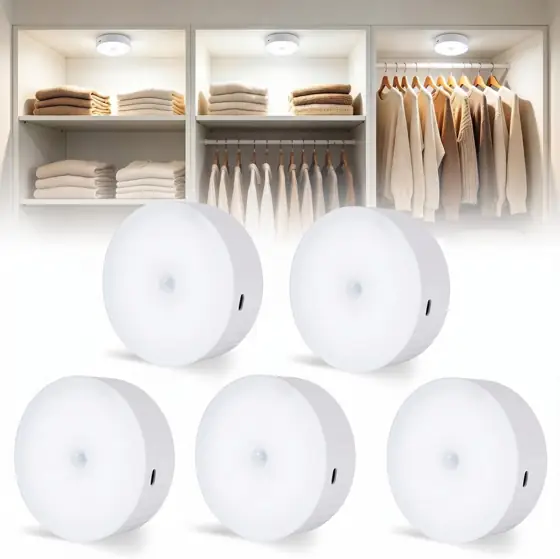 2000mAh Puck Lights 5Pack, 3.5"… — Photo 1