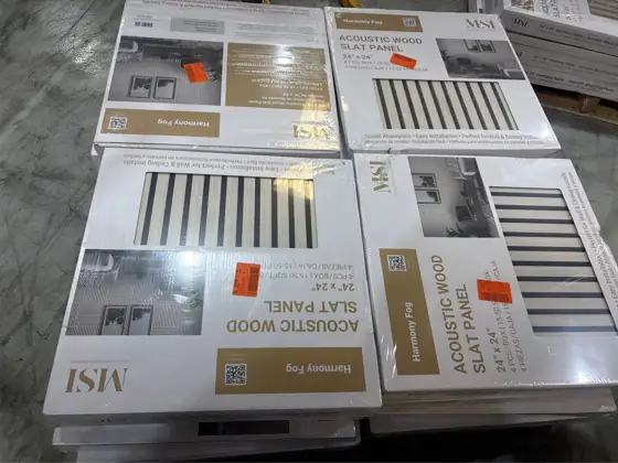 x16 cases Gray Wood Slat… — Photo 3