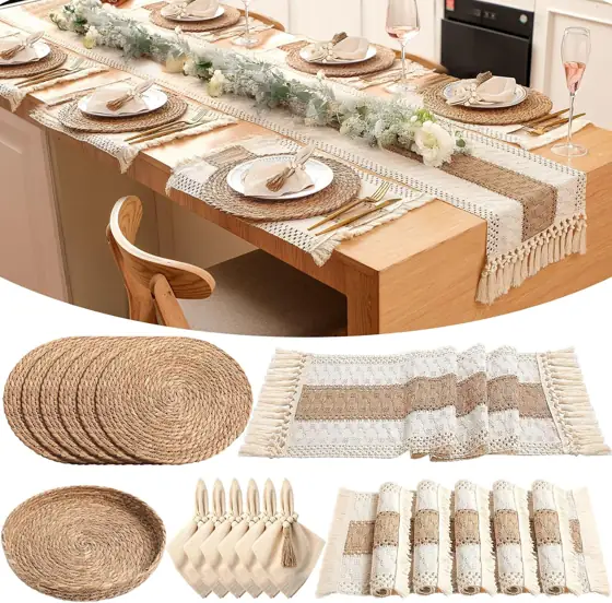 6 Sets Dining Table Decoration… — Photo 1