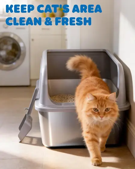 Powools Stainless Steel Cat Litter… — Photo 2