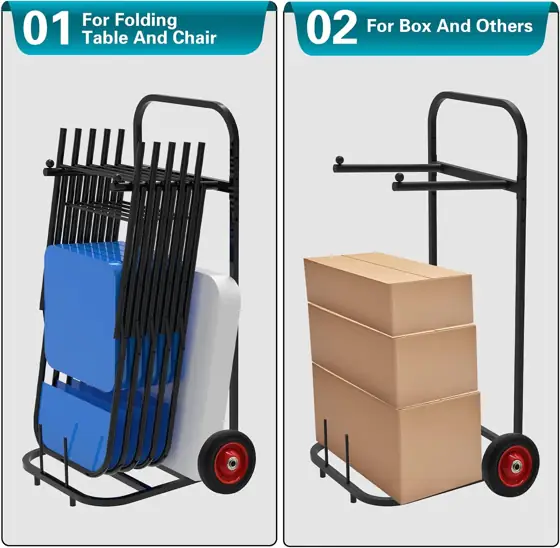 Folding Chair and Table Cart,Small-Sized… — Photo 2