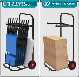 Folding Chair and Table Cart,Small-Sized… — Photo 2