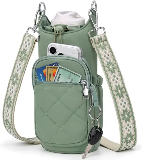Crossbody Water Bottle Bag for… — Photo 1