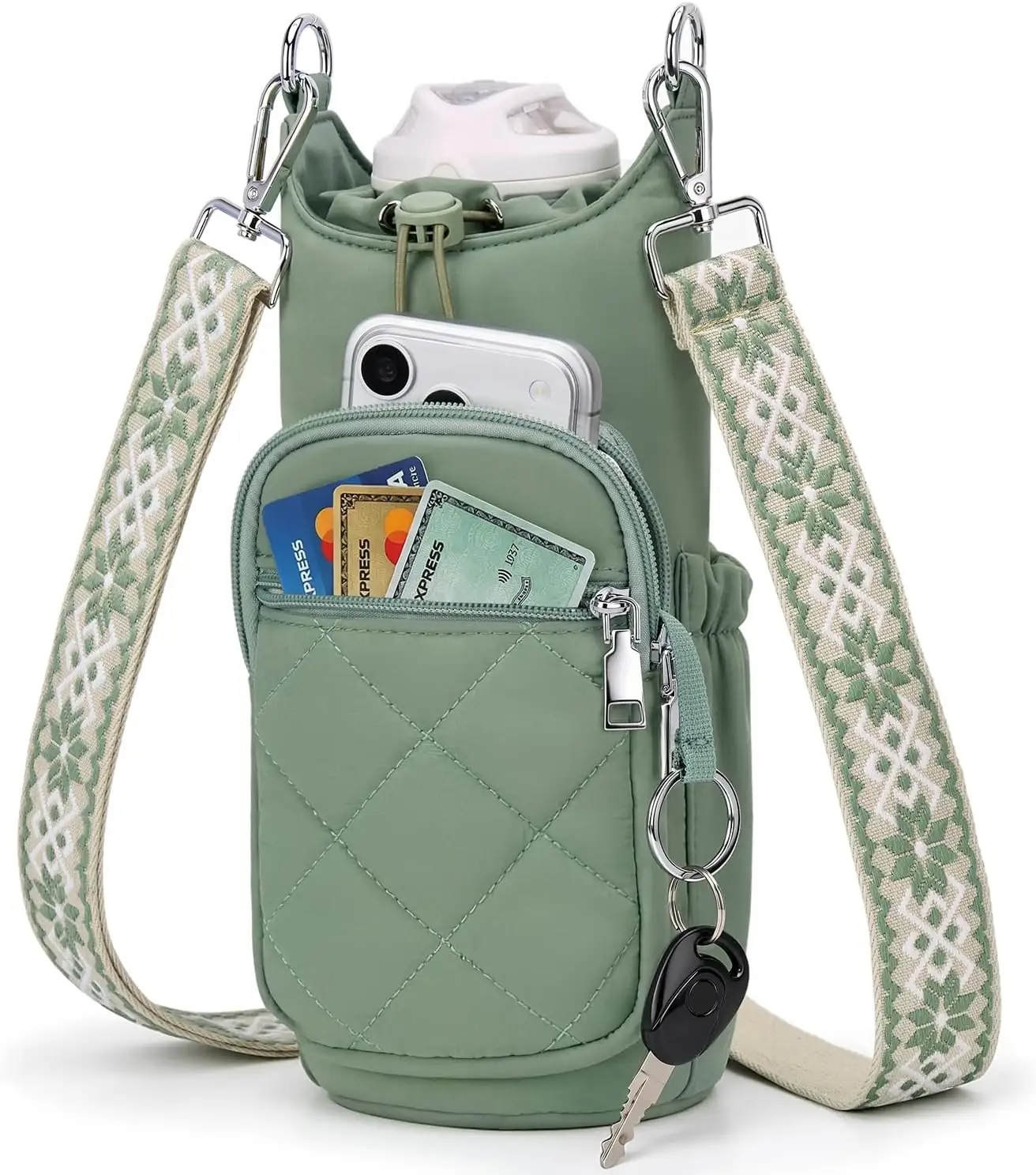 Crossbody Water Bottle Bag for… — Photo 1
