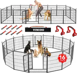 VISCOO Dog Playpen Outdoor, 16… — Photo 1