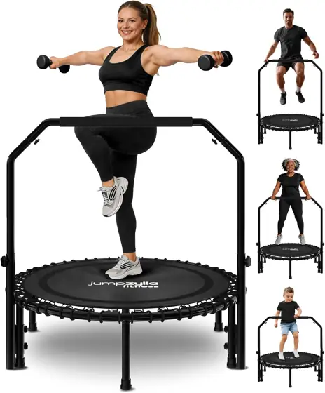 JUMPZYLLA Mini Rebounder Trampoline for… — Photo 1